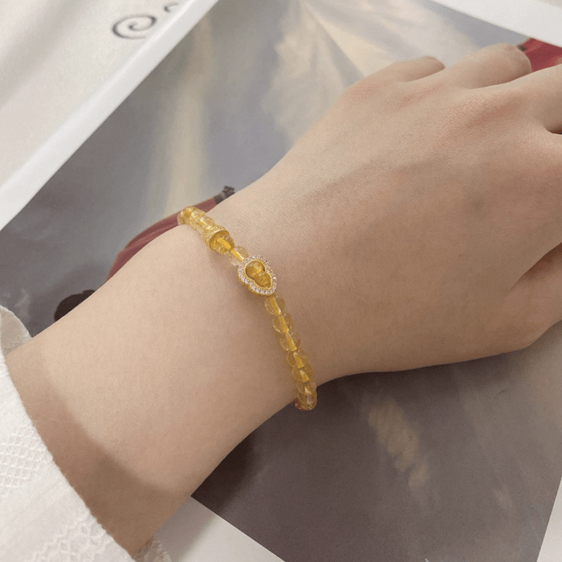 Golden Crystal Hu Lou Bracelet - Attract Ultimate Wealth - FORTUNEWARD