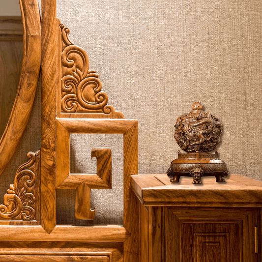 Nine Dragons Rotating Harmony Cauldron - Ascend Professionally - FORTUNEWARD