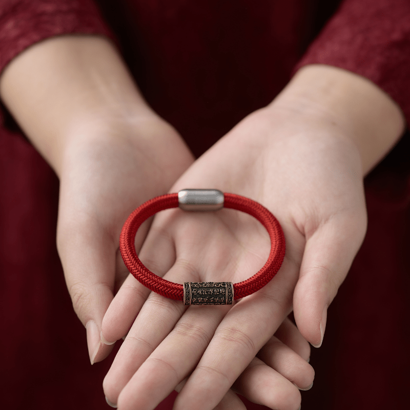 Tibetan Six True Words Woven Bracelet - FORTUNEWARD