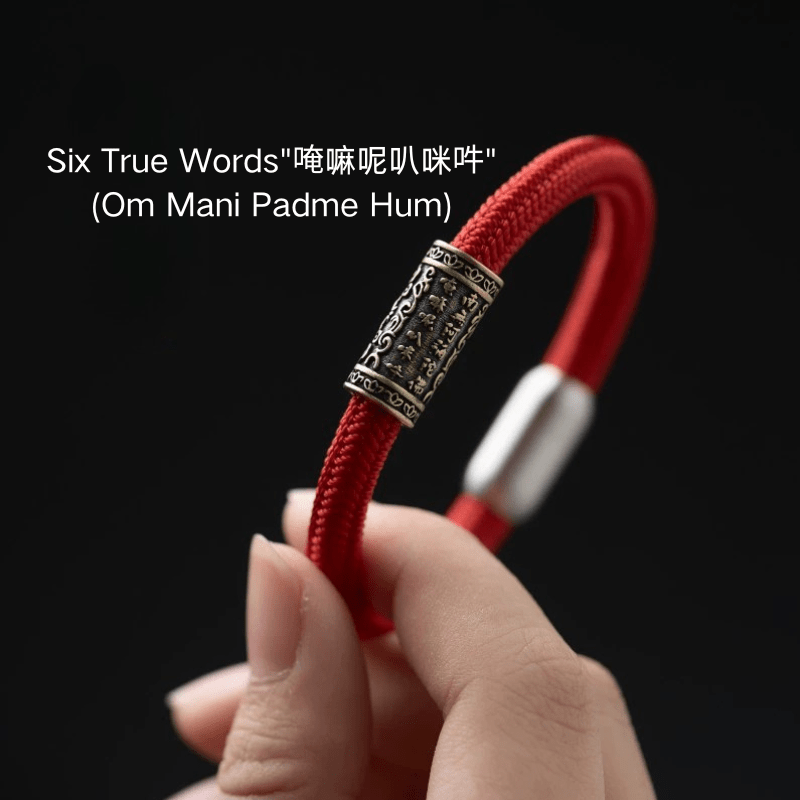 Tibetan Six True Words Woven Bracelet - FORTUNEWARD