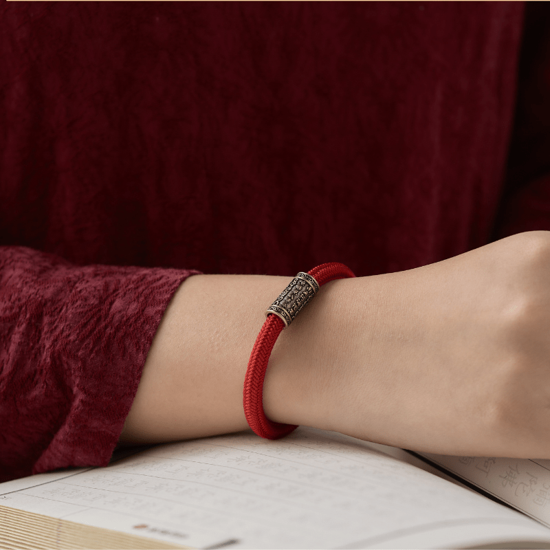 Tibetan Six True Words Woven Bracelet - FORTUNEWARD