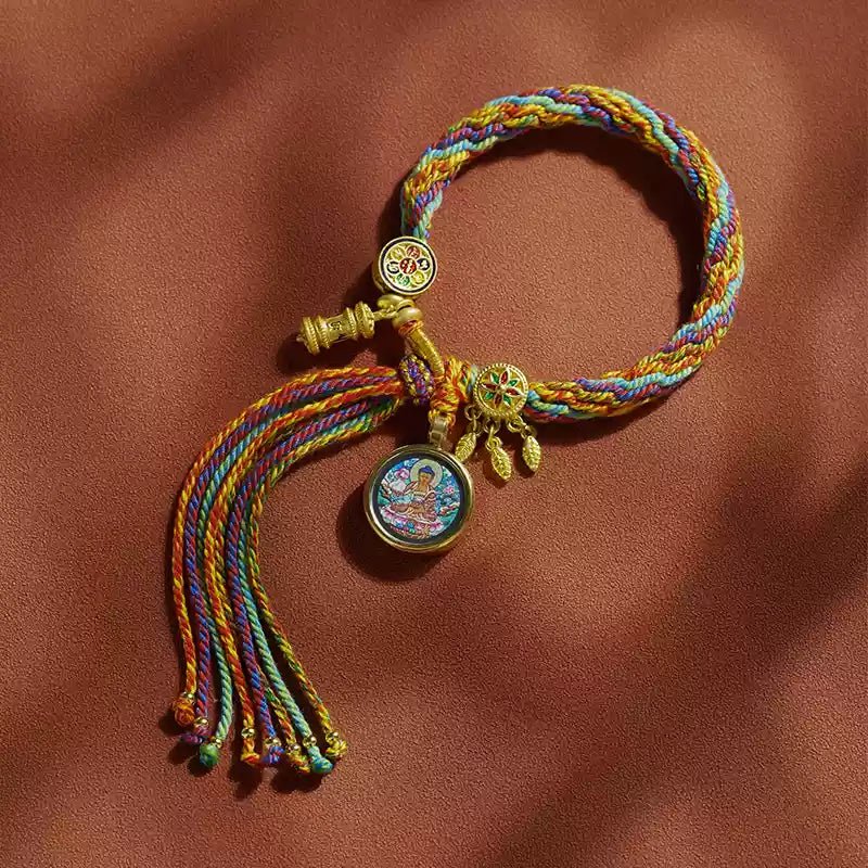 Tibetan Thangka Zodiac Guardian God Bracelet - FORTUNEWARD