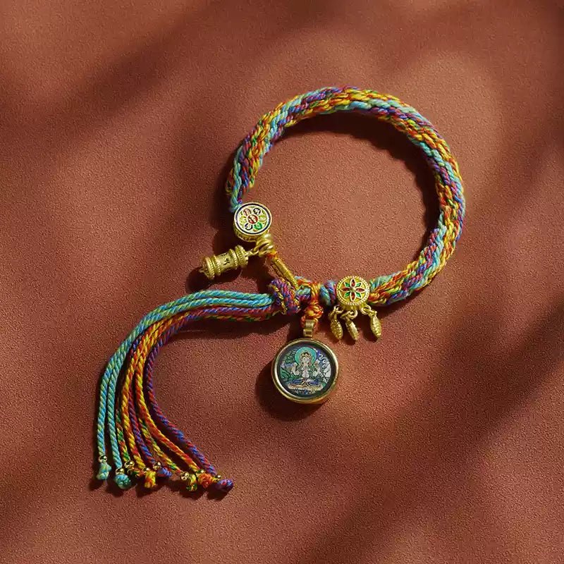 Tibetan Thangka Zodiac Guardian God Bracelet - FORTUNEWARD