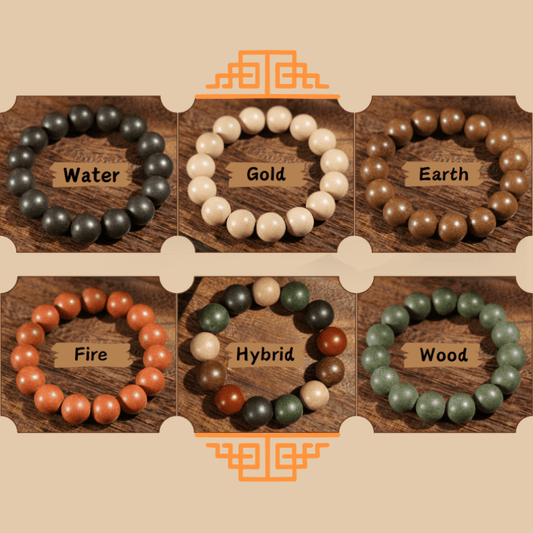 Chinese Herbal Five Elements Feng Shui Bracelet - FORTUNEWARD