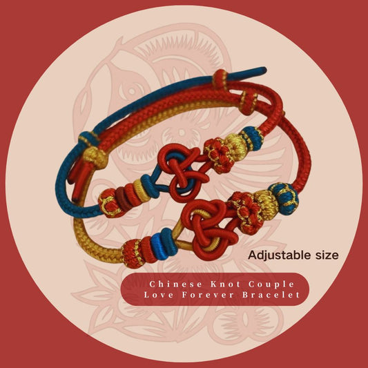 Chinese Knot Couple Love Forever Bracelet Valentine's Day gift - FORTUNEWARD