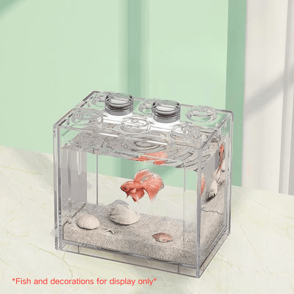 Stackable Mini Fish Tank | Desktop Aquarium 桌面叠搭小鱼缸 - FORTUNEWARD